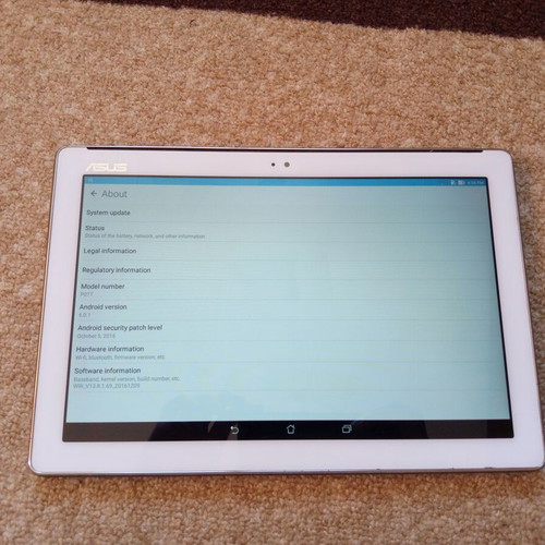 Asus ZenPad 10 tablet used, model P023(Z300C), 16GB, 10.1 inch