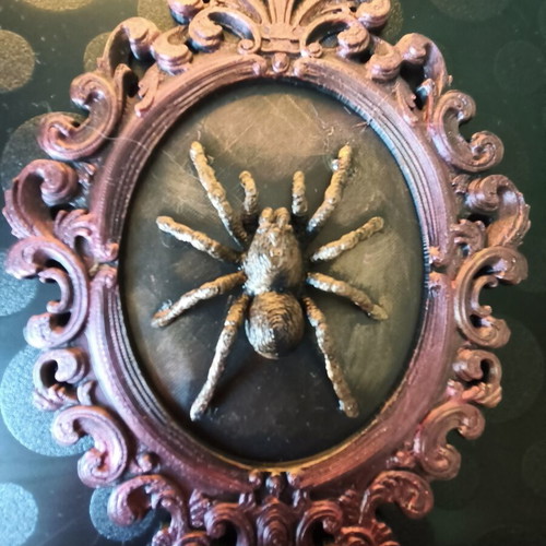 Baroque dark wall art 3D printed, hand-painted, new
