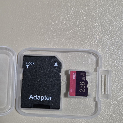 Micro SD memory card 256GB with SD adapter