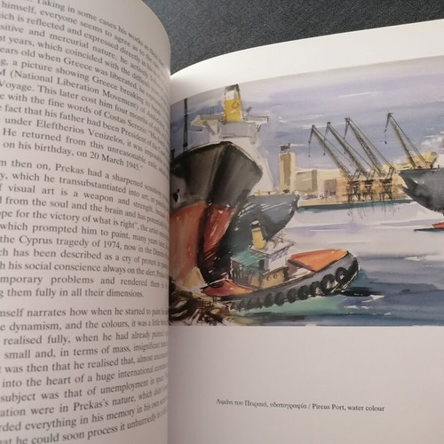 Paris Prekas book used, catalog of works by the painter