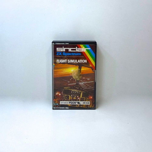 Flight Simulator tape cassette for Spectrum ZX used, complete in box