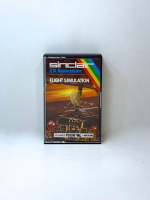 Flight Simulator tape cassette για Spectrum ZX μεταχειρισμένο, πλήρης στο κουτί
