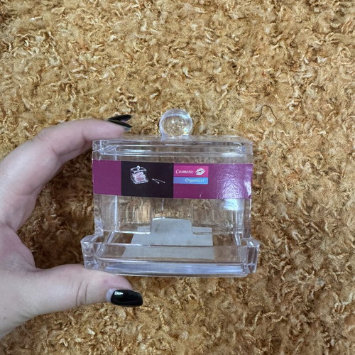 Cotton swab case used