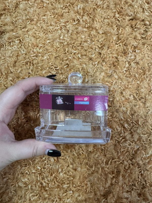 Cotton swab case used