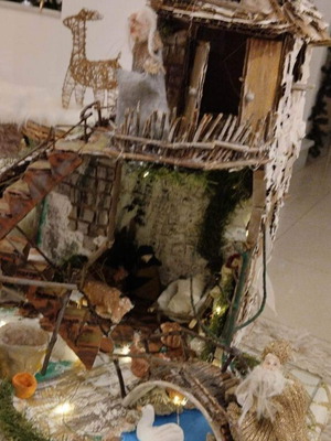 Large Nativity Scene like new DIY