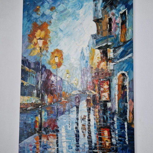 S Paul painting with Afremov technique like new