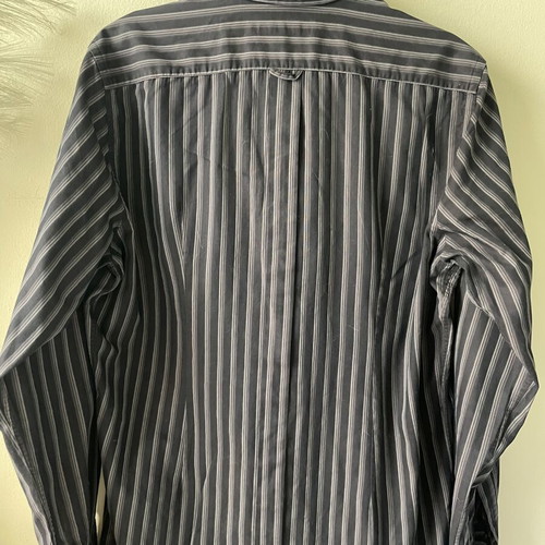 Dolce & Gabbana striped shirt used, size L, black and blue