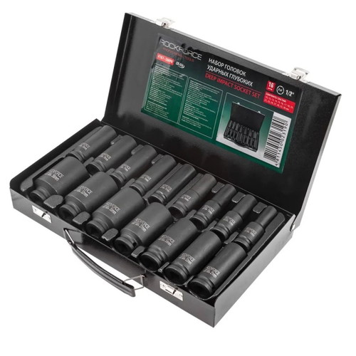 RockForce forged impact sockets 1/2 extended 16 pieces new
