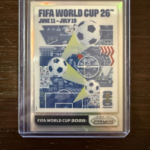 Host City Poster Philadelphia SSP 2026 Panini Prizm FIFA World Cup like new