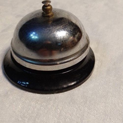 Reception bell used, hotel office equipment