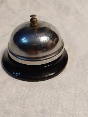 Reception bell used, hotel office equipment