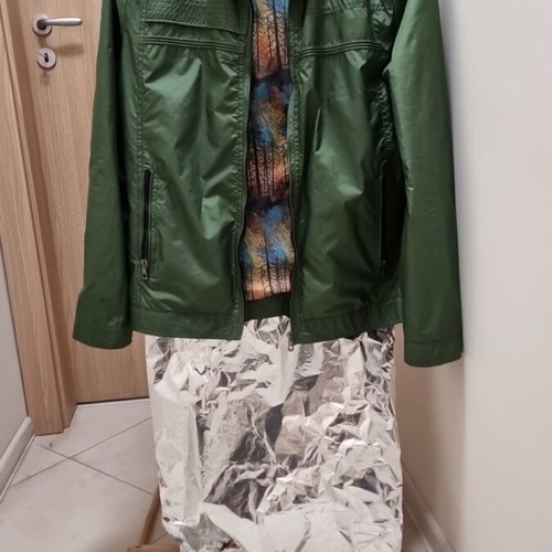 Lazarini summer jacket new, green size M