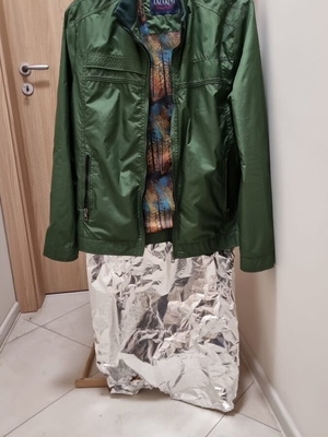 Lazarini summer jacket new, green size M