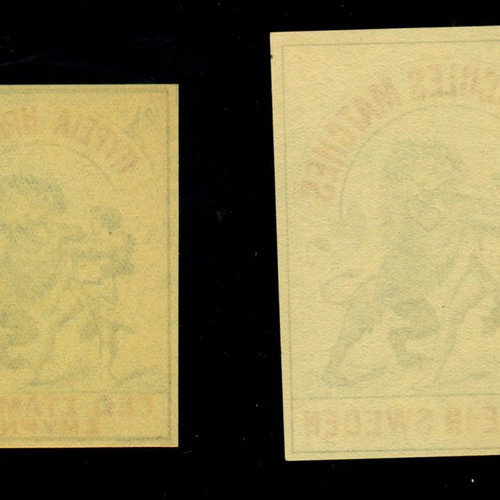 Old match labels used with Geo. Stameni advertisement