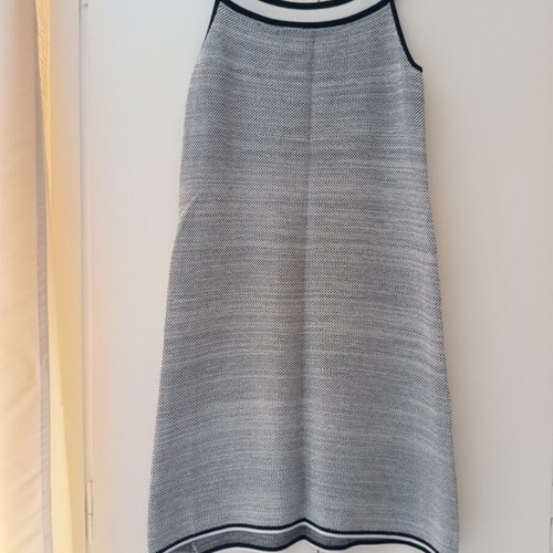 Cotton dress used, gray shades, size M