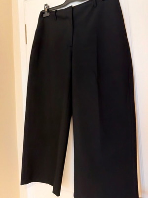 Zara black palazzo pants like new, size L