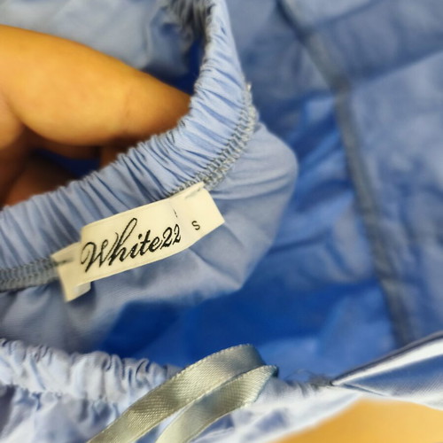 White 22 women's blue dress size S, new