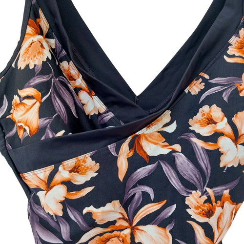 TCM floral one-piece swimsuit like new, size L/XL