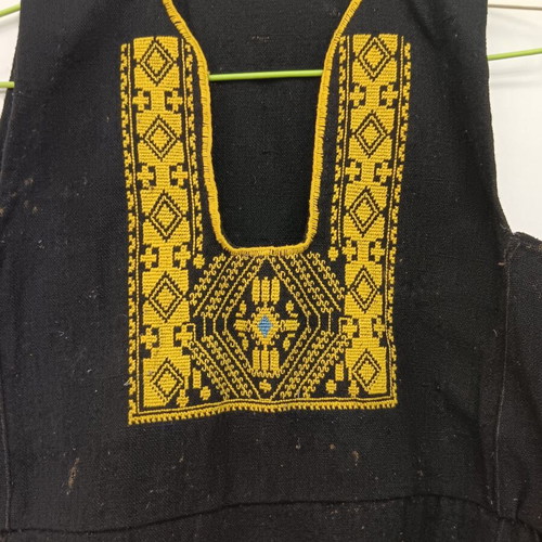 Traditional Wool Dress Used, Folk Art