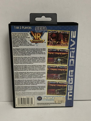 Saban's VR Troopers Sega Mega Drive game PAL CIB