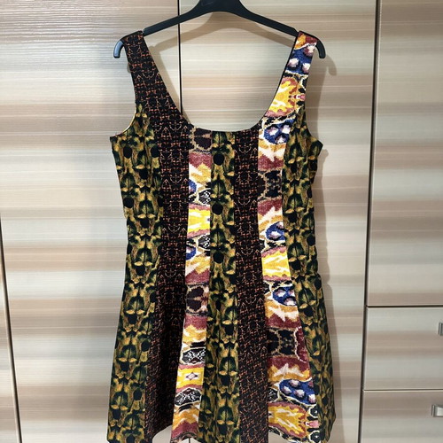 Desigual dress L, black and brown