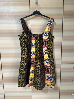 Desigual dress L, black and brown