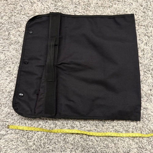 Vintage black fabric conference folder bag like new, 42x32 cm