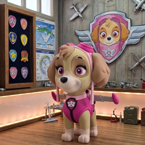 3D Skye Paw Patrol figure made to order