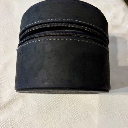 Tag Heuer watch case like new, suede leather with velvet lining and manual