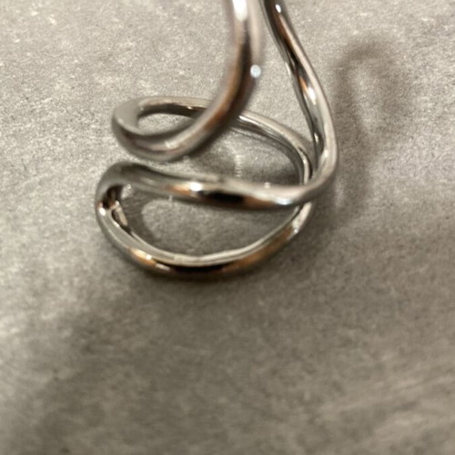 RiffRaff silver-tone ring with unique design