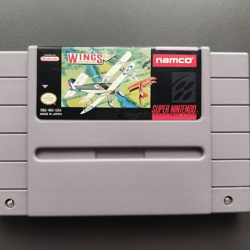 Nintendo SNES Wings 2 Aces High used NTSC