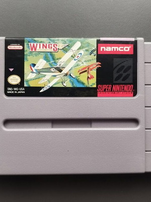 Nintendo SNES Wings 2 Aces High употребявана NTSC