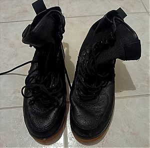 SF Air Force 1 Black Gum νουμερο 42 nike High Top leather sneakers