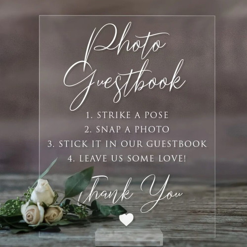 Photo Guestbook board for Polaroid new