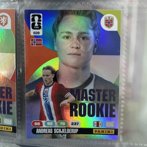 Panini Cards Master Rookie No 620 Andreas Schjelderup