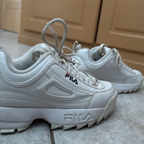 Filla sneakers size 37 like new, white