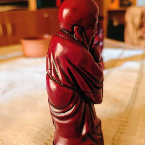 Vintage Alabaster Figurines Made in Taiwan, 13 cm Each