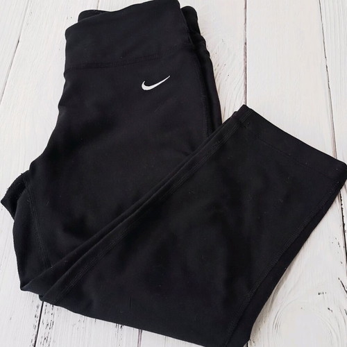 Nike Dri-Fit XS black capri leggings with internal pocket for tall
