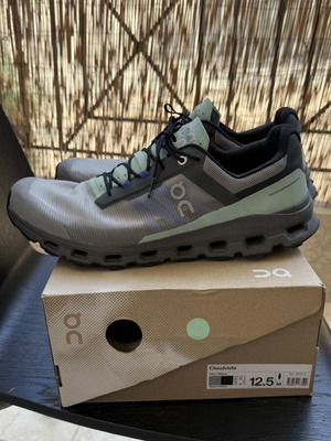 On Cloudvista sport shoes used, size 12.5 US, grey