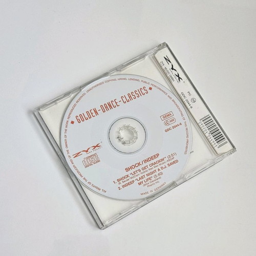 Indeep Last Night A D.J. Saved My Life / Shock Let's Get Crackin' CD Single like new