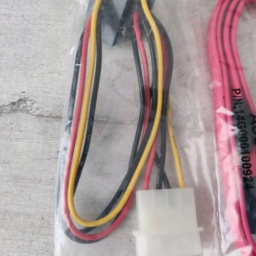 SATA power and data cables new, set of 2 pieces