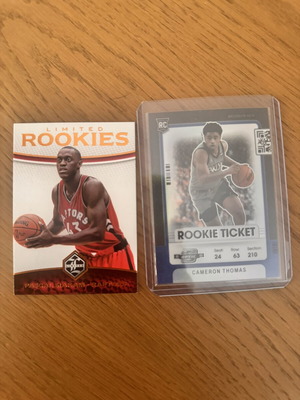 Cameron Thomas 2021-22 Panini Contenders Optic Rookie Ticket αριθμημένη 25/99, σαν καινούργιο