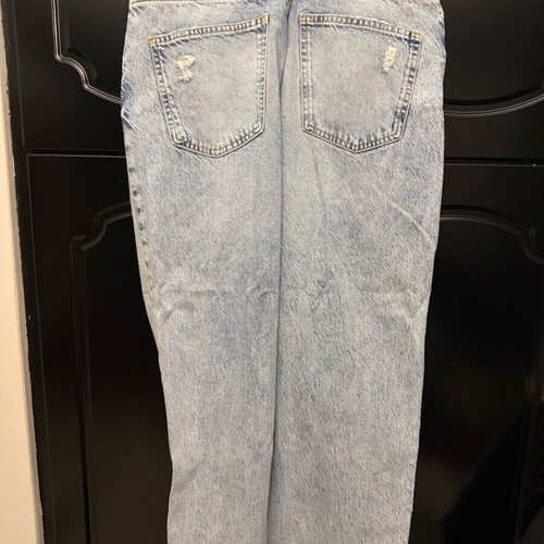 Zara jeans used with rips, blue, size XXL