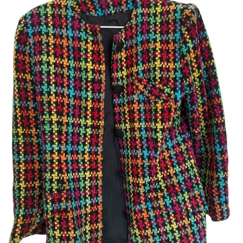 80's jacket used, multicolor, size medium