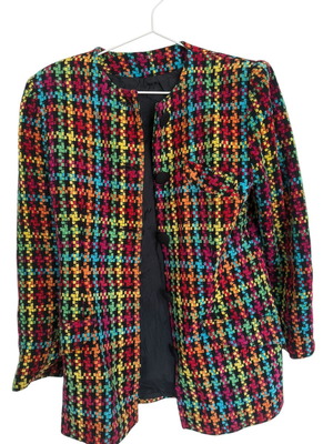 80's jacket used, multicolor, size medium