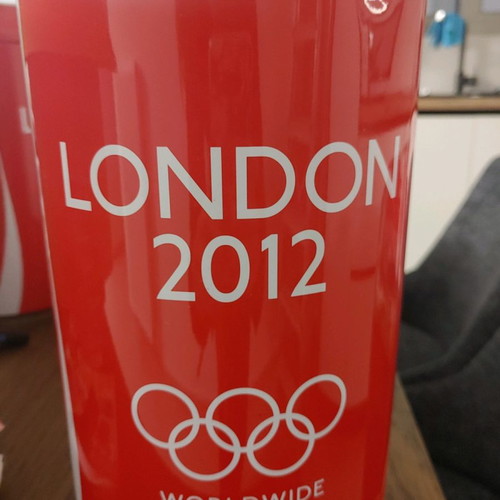 Coca-Cola Olympic Games 2012 London collectible towel and packaging new
