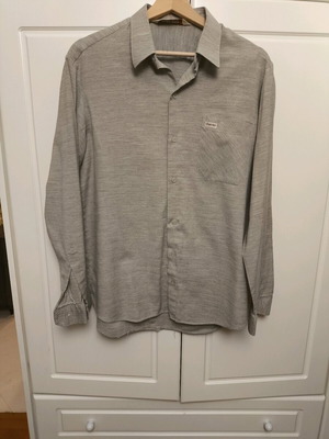 Charme men's shirt size medium light gray like new