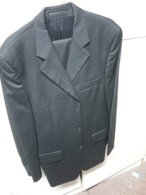 Glou suit used, size 48, dark blue with stripes