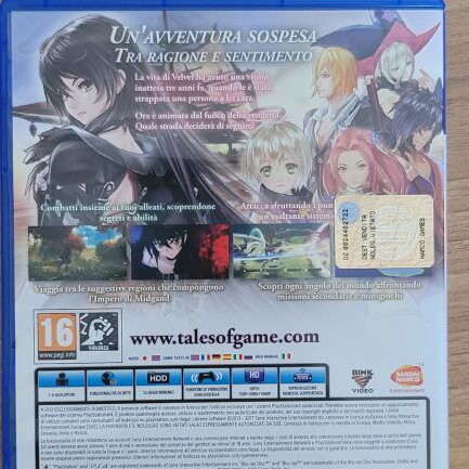Tales of Berseria PS4 game, European version