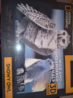 National Geographic Snowy Owl 3D puzzle